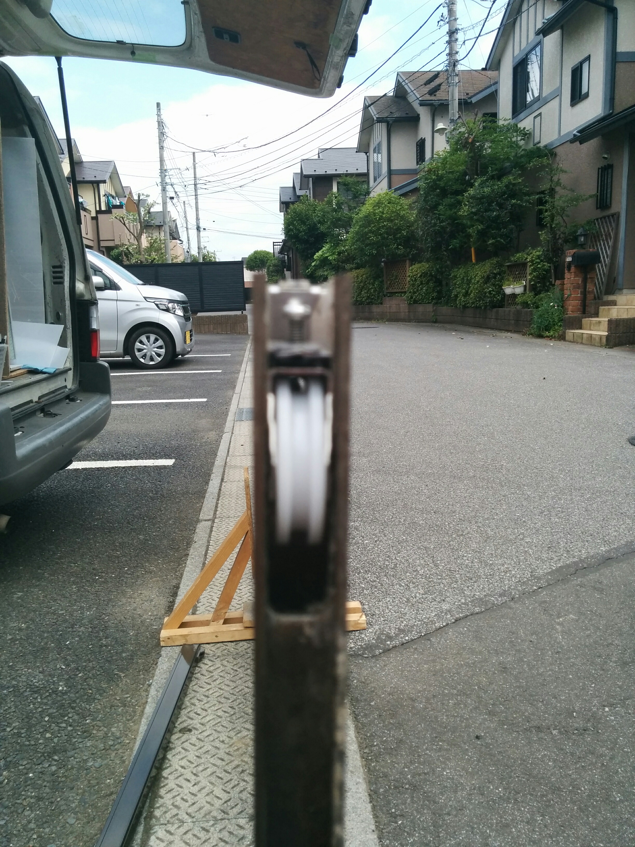 戸車交換後 戸車交換後