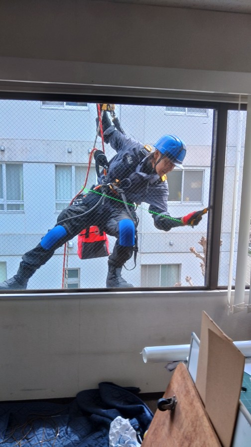 ロープ作業